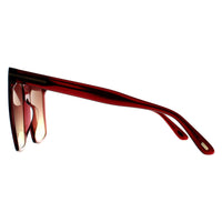Tom Ford Sunglasses Sabrina FT0764 69T Shiny Bordeaux Bordeaux Gradient