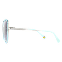 Polaroid Sunglasses PLD 6153/G/S MVU/WJ Azure Grey Gradient Polarized
