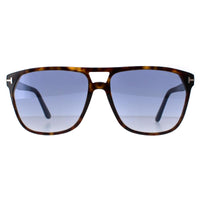 Tom Ford Sunglasses Shelton 0679 52W Dark Havana Blue Gradient