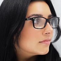 Ray-Ban Glasses Frames 5228 5014 Top Black On Texture White 53mm