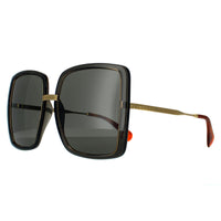 Gucci Sunglasses GG0903S 001 Grey Crystal and Gold Grey