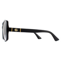 Gucci Sunglasses GG0762S 001 Black Grey Gradient