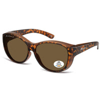 Montana Fit Over Glasses Sunglasses FO8 D Matte Tortoise Brown Polarized