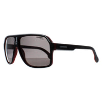 Carrera Sunglasses 1001/S BLX M9 Black Silver Red Grey Polarized
