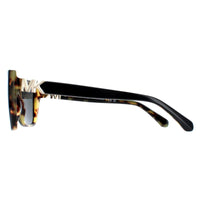 Michael Kors Sunglasses MK2199 Acadia 395087 Bi Layer Black Amber Tortoise Dark Grey
