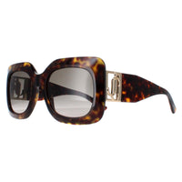 Jimmy Choo Sunglasses GAYA/S 086 HA Havana and Gold Brown Gradient