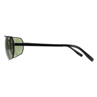 Serengeti Sunglasses Hinkley SS570003 Shiny Black Transparent Layer Mineral Polarized 555nm Green