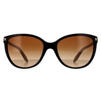 Ralph by Ralph Lauren Sunglasses RA5160 109013 Shiny Black On Nude Brown Gradient