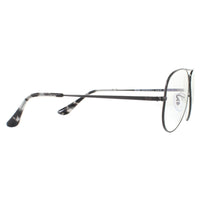 Ray-Ban Sunglasses Aviator Metal II RB3689 9148BF Black Clear Blue Light Filter