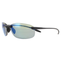 Serengeti Sunglasses Nuvola 8697 Matte Black PhD 2.0 Polarized 555nm Blue