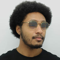 Ray-Ban Sunglasses RB3637 New Round 001/51 Gold Brown Gradient