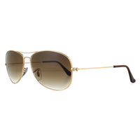 Ray-Ban Sunglasses Cockpit 3362 001/51 Gold Brown Gradient 59mm