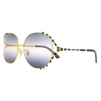 Gucci Sunglasses GG0595S 001 Gold and Black Double Grey Gradient