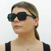 Emporio Armani Sunglasses EA4195 501787 Shiny Black Dark Grey