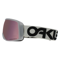 Oakley Ski Goggles Flight Tracker S OO7106-40 Matte Cool Grey Prizm Rose Gold Iridium