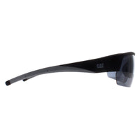 Caterpillar Sunglasses CTS-8022 104P Matte Black Solid Smoke Polarized