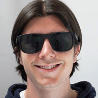 Emporio Armani Sunglasses 4129 50016G Matte Black Light Grey Mirror Black