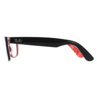 Ray-Ban Glasses Frames 5184 2479 Top Black On Texture Red