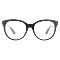 Gucci Glasses Frames GG0329O 004 Black and Multicolour Glitter Women