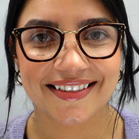 Celine Glasses Frames CL50002U 055 Black Gold Women