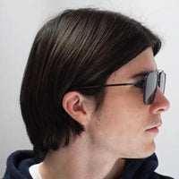 Dolce & Gabbana Sunglasses DG2220 11066G Matte Black Transparent Grey Mirror Black