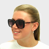 Ted Baker Sunglasses TB1640 Margo 001 Black and Tortoise Brown Gradient