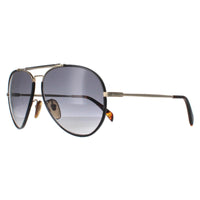 David Beckham Sunglasses DB7003/S J5G 9O Black Gold Grey Gradient