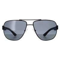 Armani Exchange Sunglasses AX2012S 606381 Matte Black Grey Polarized