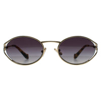 Miu Miu Sunglasses MU52YS ZVN5D1 Brass Gold Dark Brown