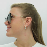 Alexander McQueen Sunglasses AM0375S 002 Brown Gold Brown Gradient