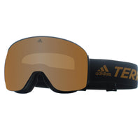 Adidas Ski Goggles SP0053 02E Matte Black Brown Photochromic