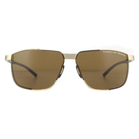 Porsche Design Sunglasses P8680 B Gold Brown