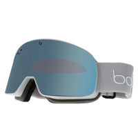 Bolle Ski Goggles Nevada Small BG395004 Matte Lightest Grey Volt Ice Blue