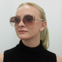 Jimmy Choo Sunglasses AMIRA/G/S FWM HA Nude Brown Gradient