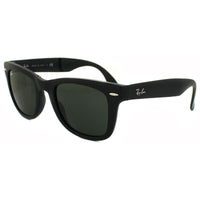 Ray-Ban Sunglasses Folding Wayfarer 4105 Matt Black Green 601S