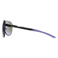 Nike Sunglasses Club Nine M DQ0924 012 Satin Black Blue Ultraviolet