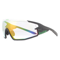 Bolle Sunglasses B-Rock Pro 12630 Matte White Phantom Clear Green Photochromic