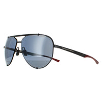 Porsche Design Sunglasses P8920 A Black Dark Red Blue Mirror Black