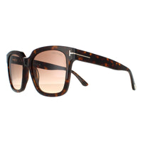 Tom Ford Sunglasses Selby FT0952 52F Shiny Dark Havana Brown Gradient