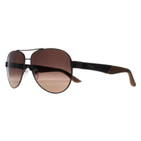 Salvatore Ferragamo Sunglasses SF275S 071 Matte Dark Ruthenium Grey Brown Gradient