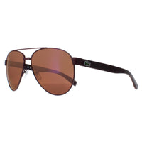 Lacoste Sunglasses L185S 615 Matte Red Brown