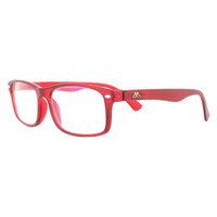 Montana Reading Glasses BLF83-B Matte Red Burgundy Blue Light Block 0.00