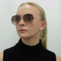 Jimmy Choo Sunglasses DEVAN/S BKU HA Gold Nude Brown Gradient