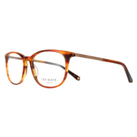 Ted Baker Glasses Frames TB8219 Archer 351 Cognac Horn Men
