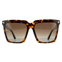 Tom Ford Sunglasses Sabrina 02 FT0764 52H Dark Havana Brown