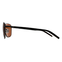 Serengeti Sunglasses Spello 8799 Shiny Gunmetal Mineral Polarized Drivers Brown
