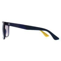 Smarty Sunglasses X2916 G Frosty Matte Black Blue Rubber Yellow Grey