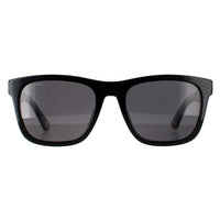 Police Sunglasses SPLE37M 700P Shiny Black Smoke Polarized