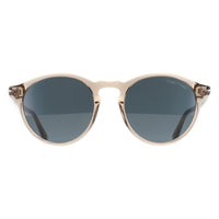 Tom Ford Sunglasses Aurele FT0904 57V Shiny Beige Blue