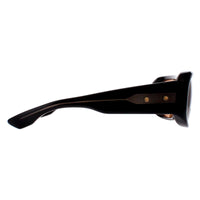 Dita Sunglasses Superflight DTS133-61-01 Black Yellow Gold Dark Brown